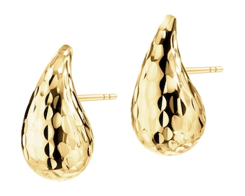 14 K Yellow Gold Earrings 