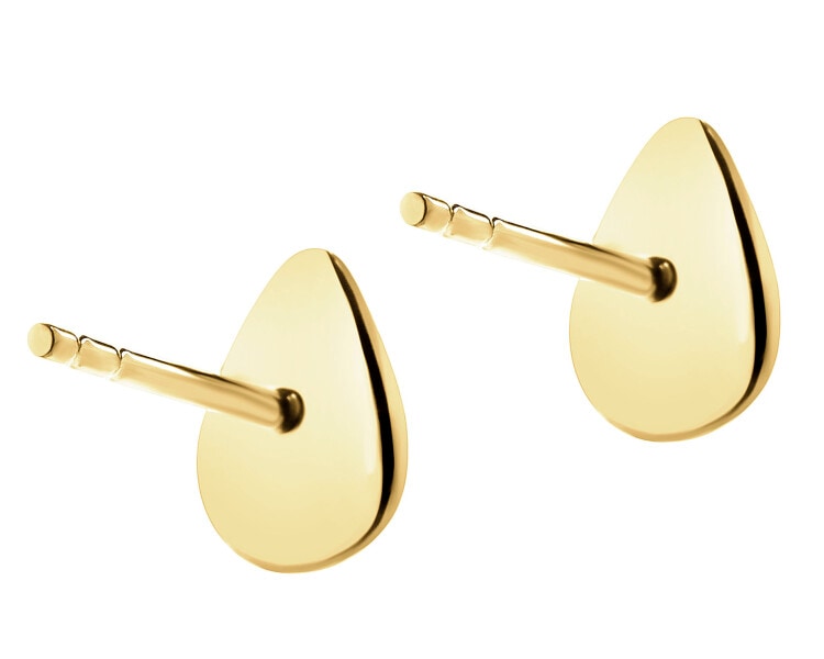 14 K Yellow Gold Earrings 