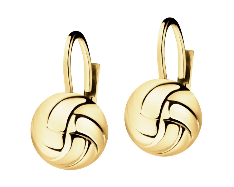 14 K Yellow Gold Dangling Earring 