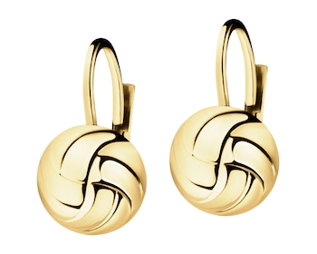 14 K Yellow Gold Dangling Earring 