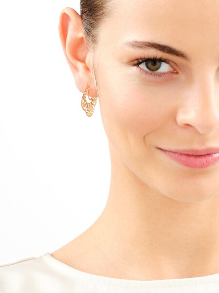 14 K Yellow Gold Dangling Earring 