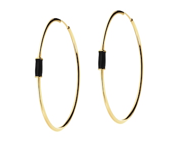 9 K Yellow Gold Hoop Earring 