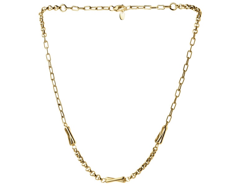 9 K Yellow Gold Necklace 