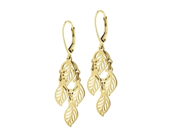 Gold-Plated Silver Dangling Earring 