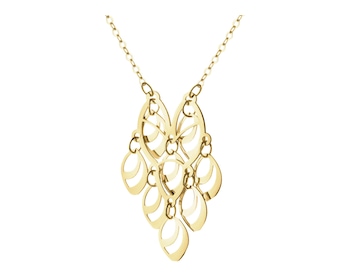 9 K Yellow Gold Necklace 