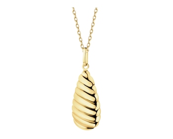 9 K Yellow Gold Necklace