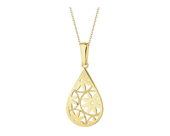 8 K Yellow Gold Pendant 