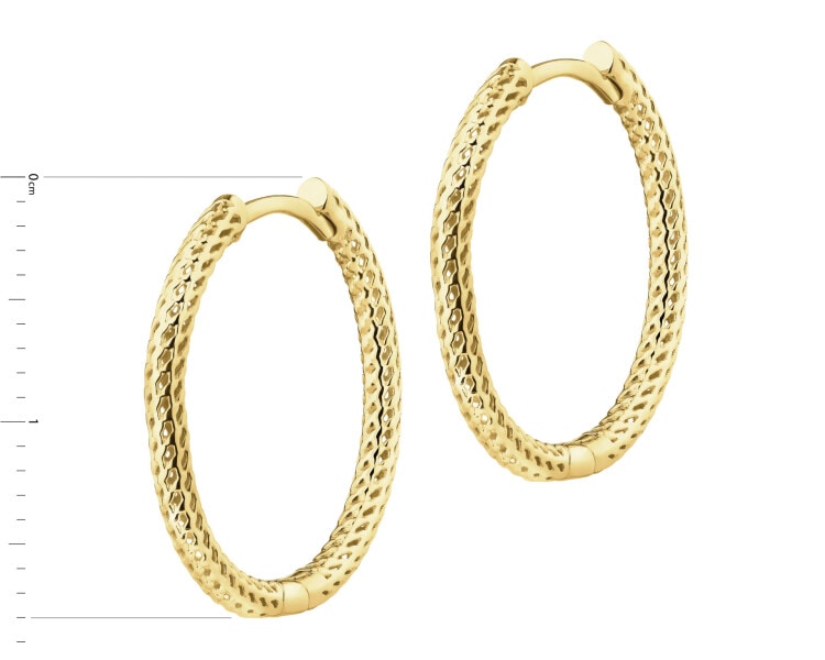 14 K Yellow Gold Hoop Earring 