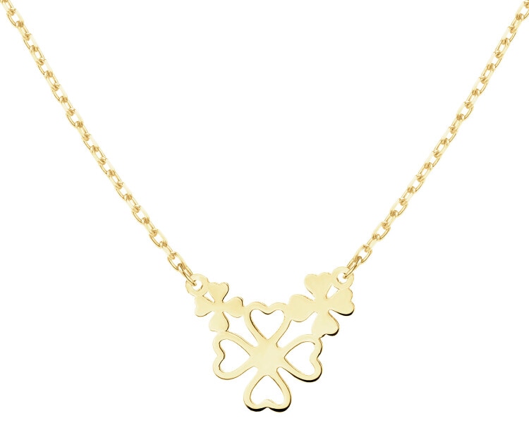 8 K Yellow Gold Necklace 