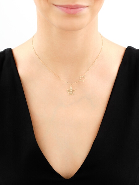 9 K Yellow Gold Necklace 