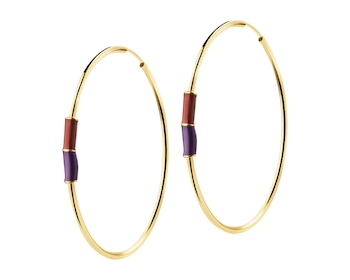 9 K Yellow Gold Hoop Earring 