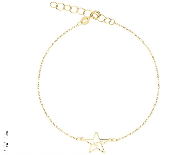 14 K Yellow Gold Bracelet 