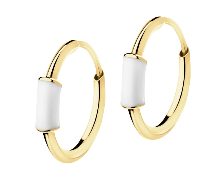 9 K Yellow Gold Hoop Earring 