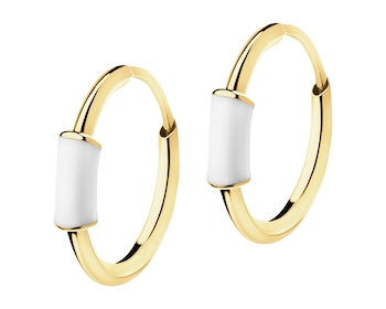 9 K Yellow Gold Hoop Earring 