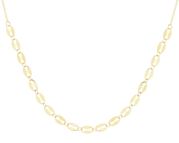 9 K Yellow Gold Necklace 