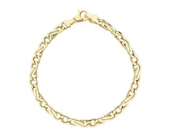 14 K Yellow Gold Bracelet with Cubic Zirconia