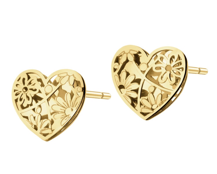 14 K Yellow Gold Earrings