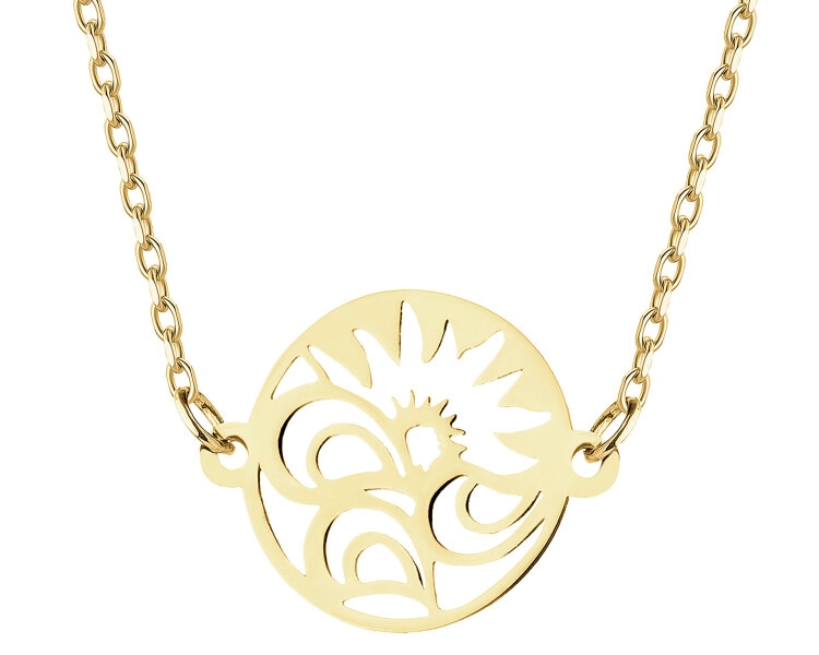 14 K Yellow Gold Necklace 