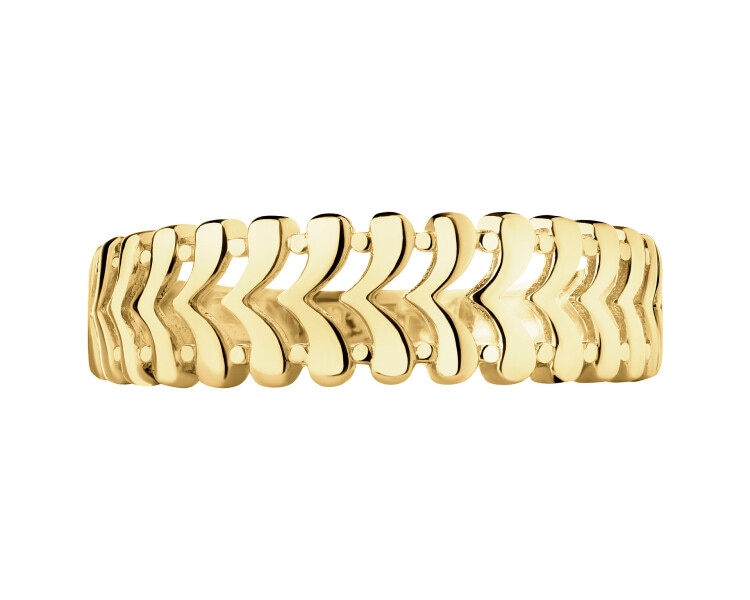 14 K Yellow Gold Band Ring 