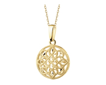 8 K Yellow Gold Pendant 