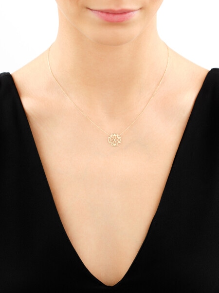 14 K Yellow Gold Necklace 