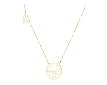 8 K Yellow Gold Necklace 