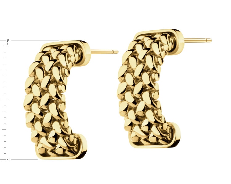 14 K Yellow Gold Earrings