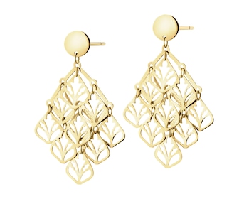 14 K Yellow Gold Dangling Earring 