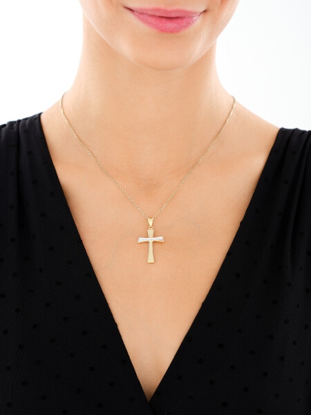 Gold pendant - cross