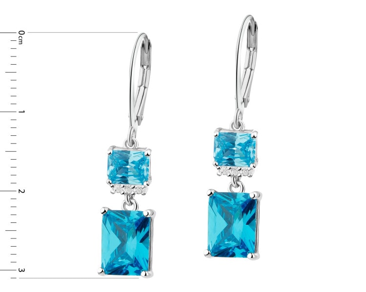 Stříbrné náušnice se zirkony