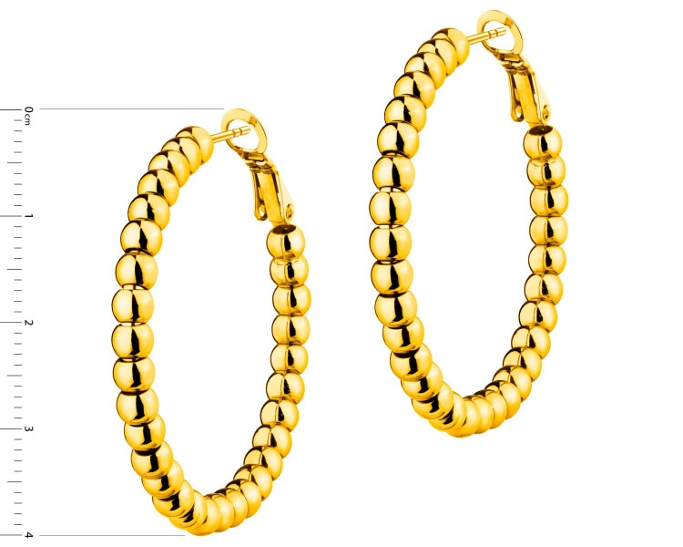 Náušnice z ušlechtilé oceli - kroužky