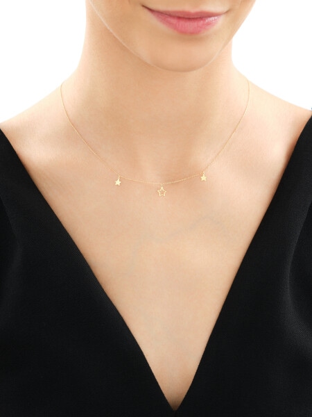 9 K Yellow Gold Necklace 