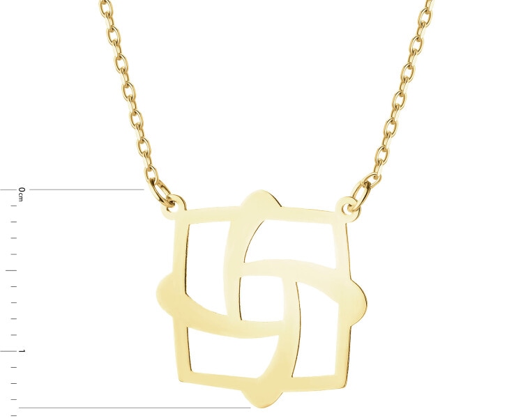 8 K Yellow Gold Necklace