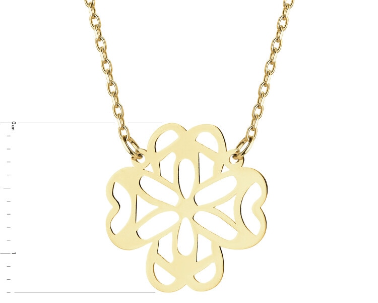 8 K Yellow Gold Necklace