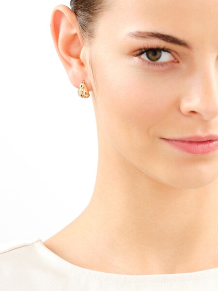 9 K Yellow Gold Earrings 