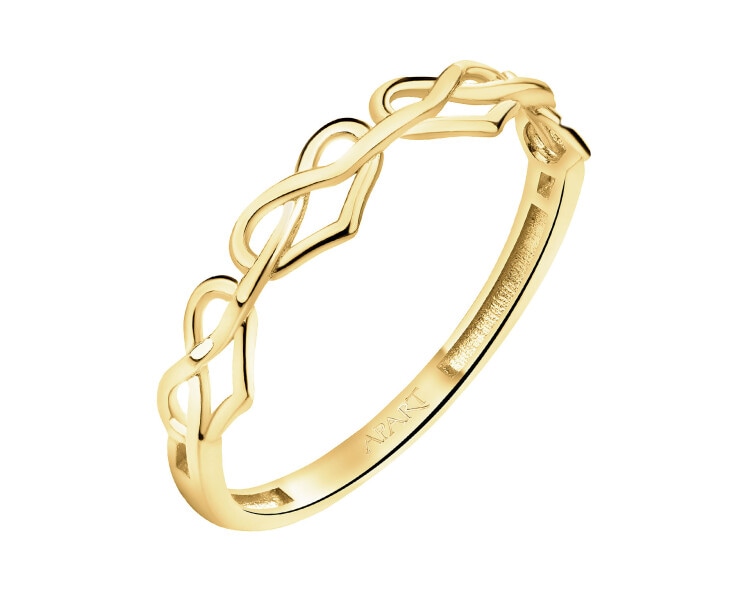 14 K Yellow Gold Band Ring 