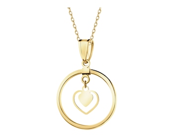 9 K Yellow Gold Pendant 