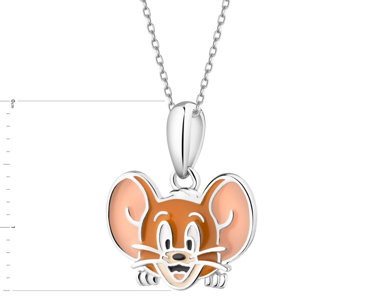 Zawieszka srebrna z emalią -  Tom and Jerry, Jerry, Warner Bros. Discovery