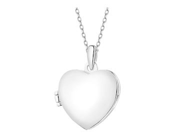 Rhodium Plated Silver Pendant