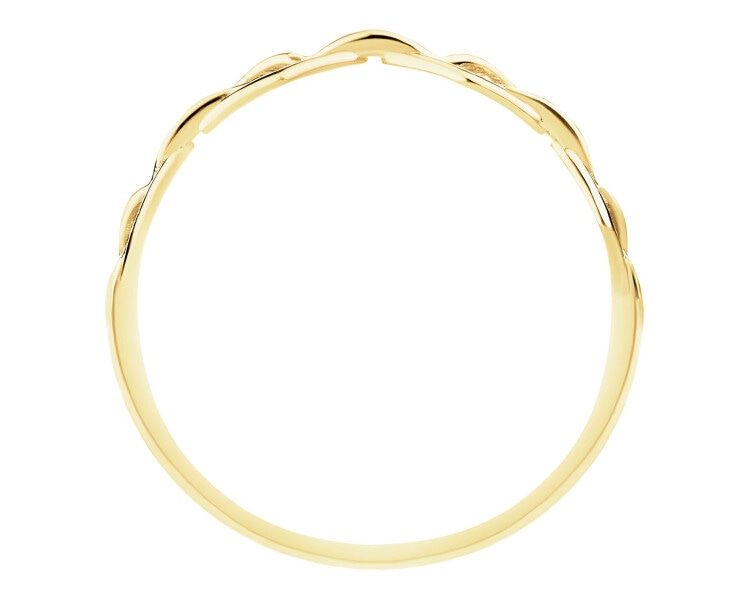 9 K Yellow Gold Band Ring 