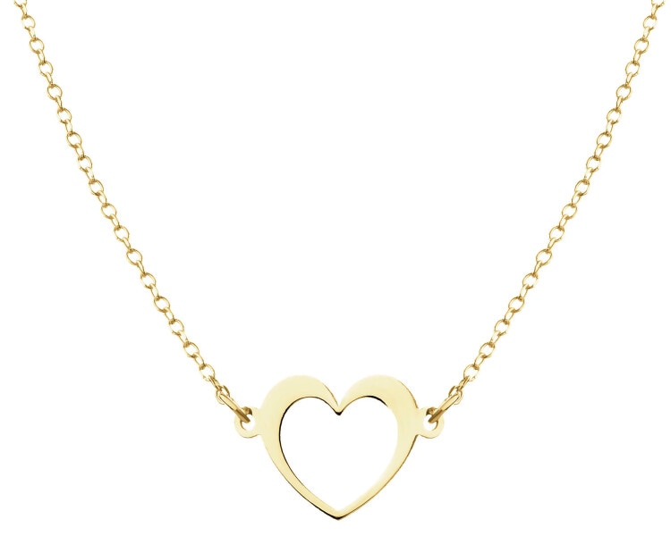 9 K Yellow Gold Necklace 