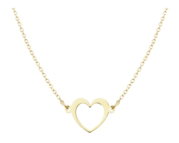 9 K Yellow Gold Necklace 