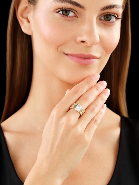 750  Ring with Diamonds - 0,29 ct - fineness 750