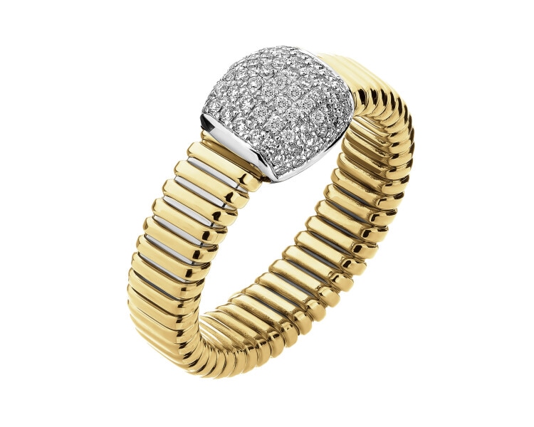 750  Ring with Diamonds - 0,36 ct - fineness 750