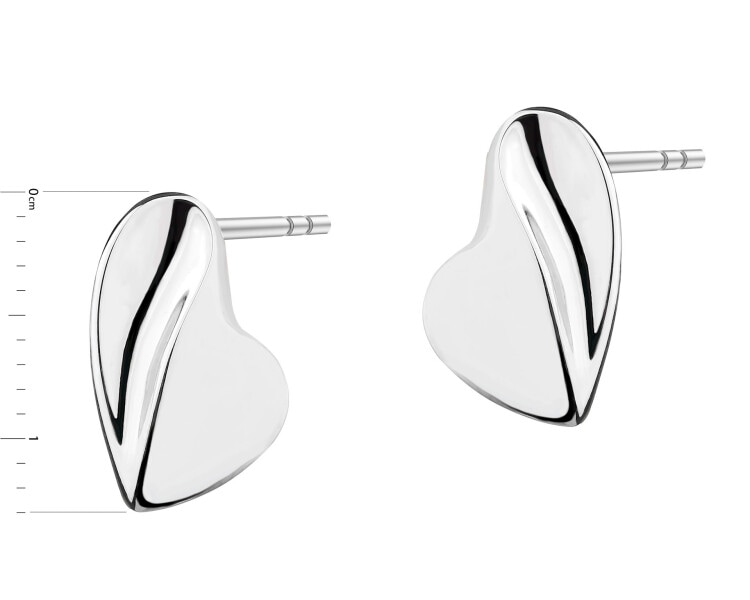 Rhodium Plated Silver Earrings