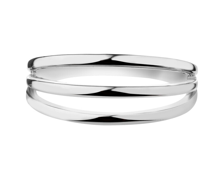 Rhodium Plated Silver Ring