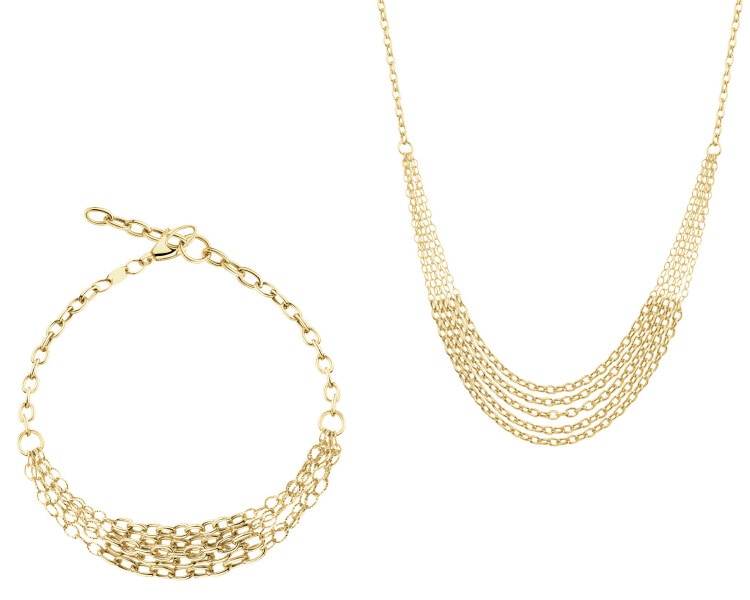 14 K Yellow Gold Set 