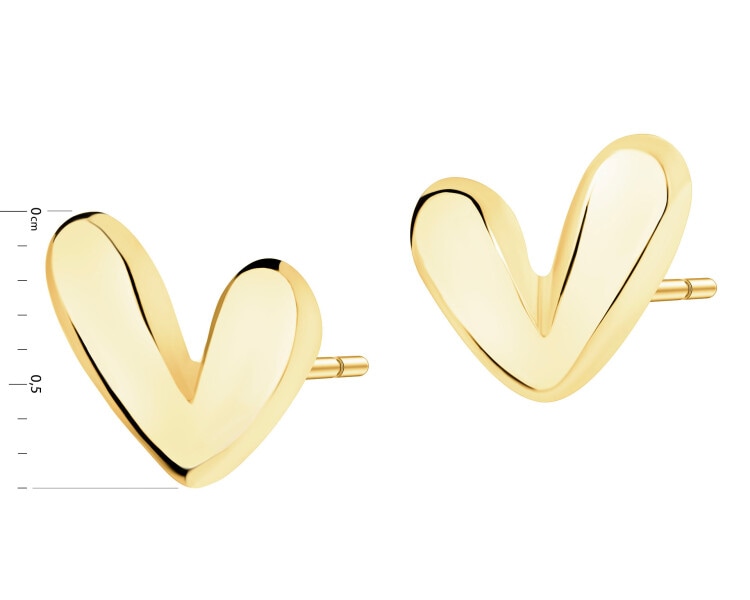 8 K Yellow Gold Earrings