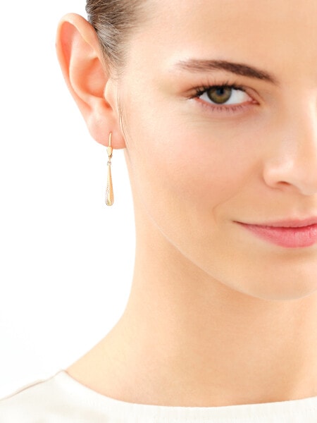 14 K Yellow Gold Dangling Earring 