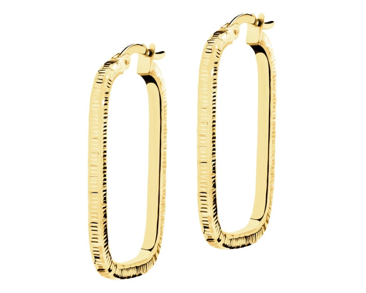 9 K Yellow Gold Dangling Earring